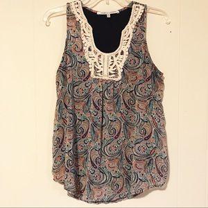 Collective Concepts Paisley Print Tank